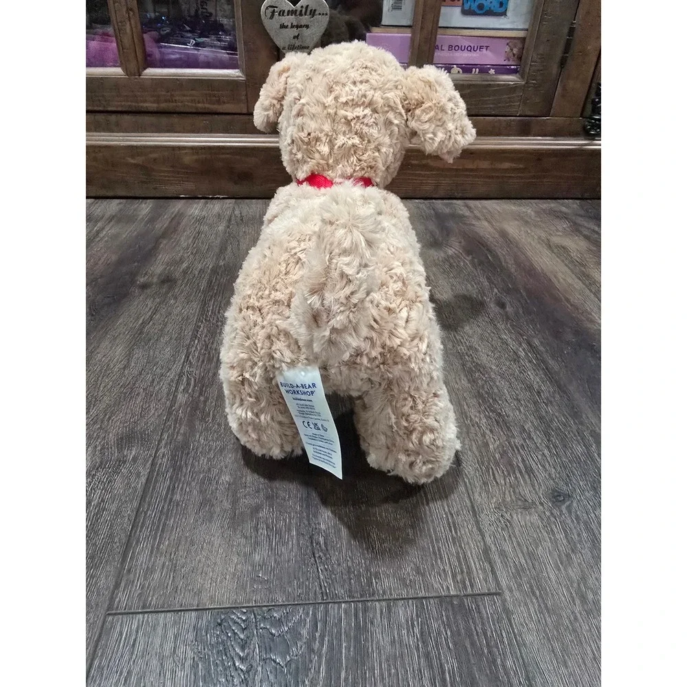 Build-A-Bear Promise Pets Goldendoodle Plush Tan Curly Hair Dog Stuffed Animal